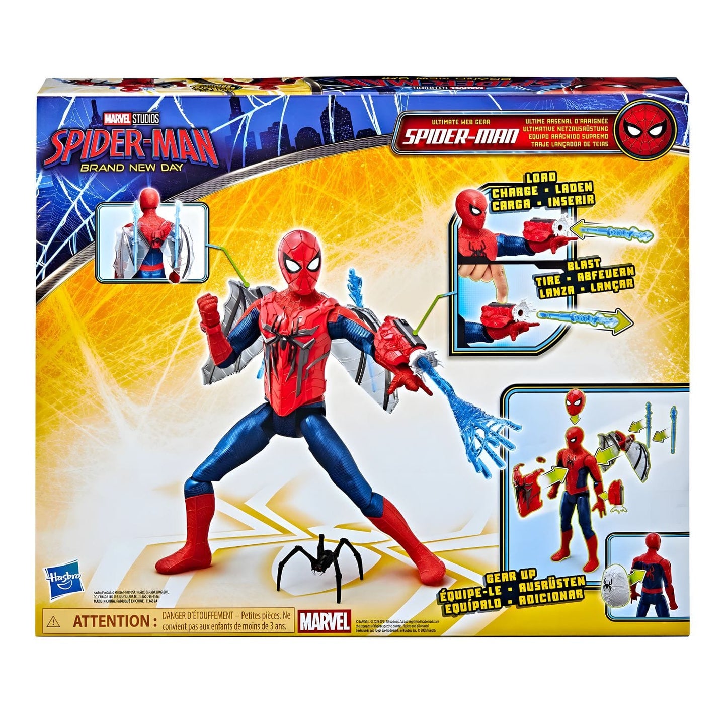 Figura Spider-Man Brand New Day para histórias de super-heróis
