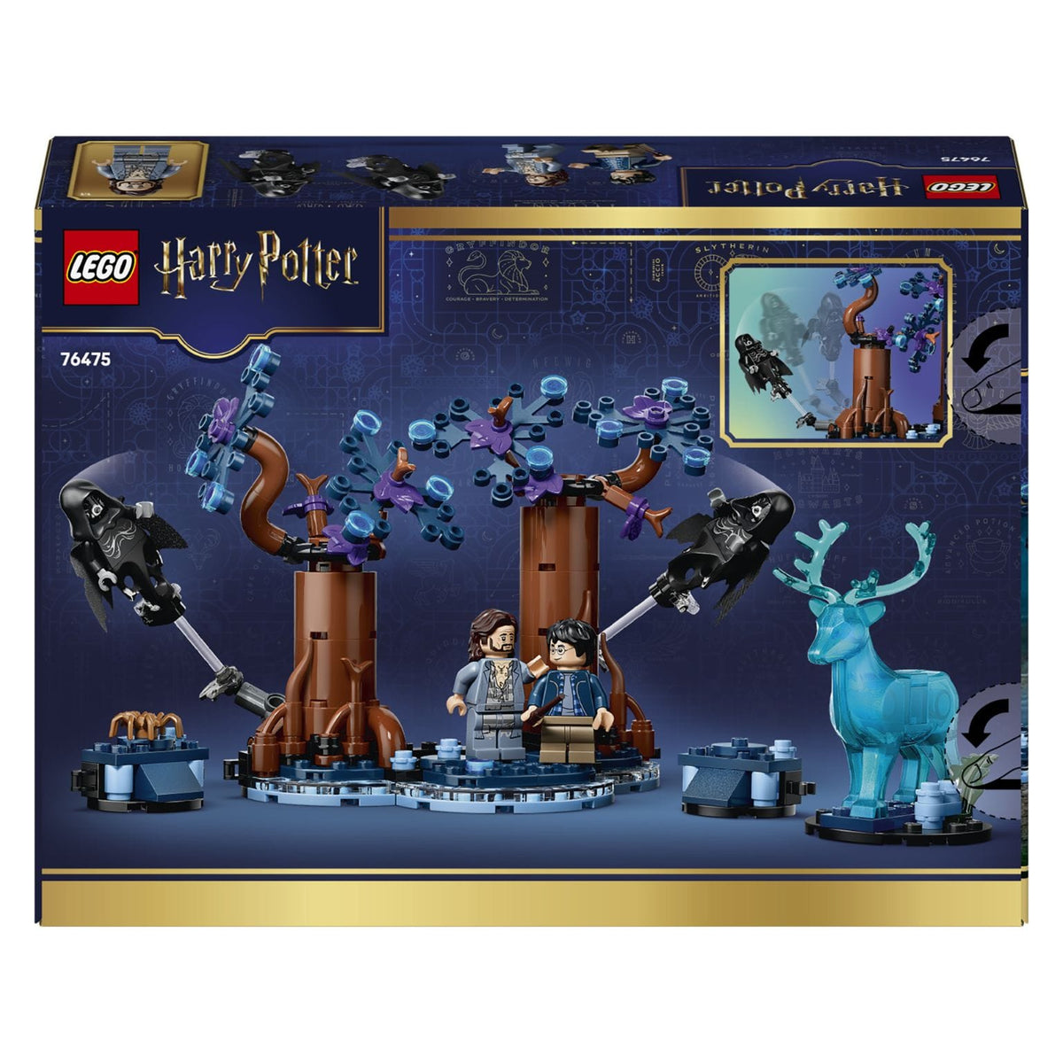 Set LEGO Harry Potter A Floresta Proibida Expecto Patronum 76475
