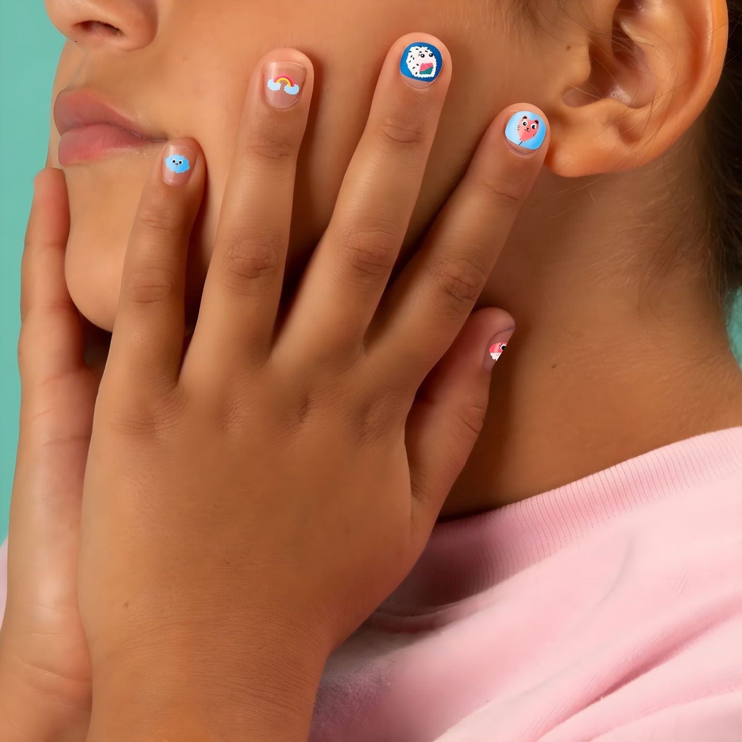 Apresentamos Autocolantes para as unhas - Unicórnio Lily com o SKU 594023824 recomendado para + 3 anos