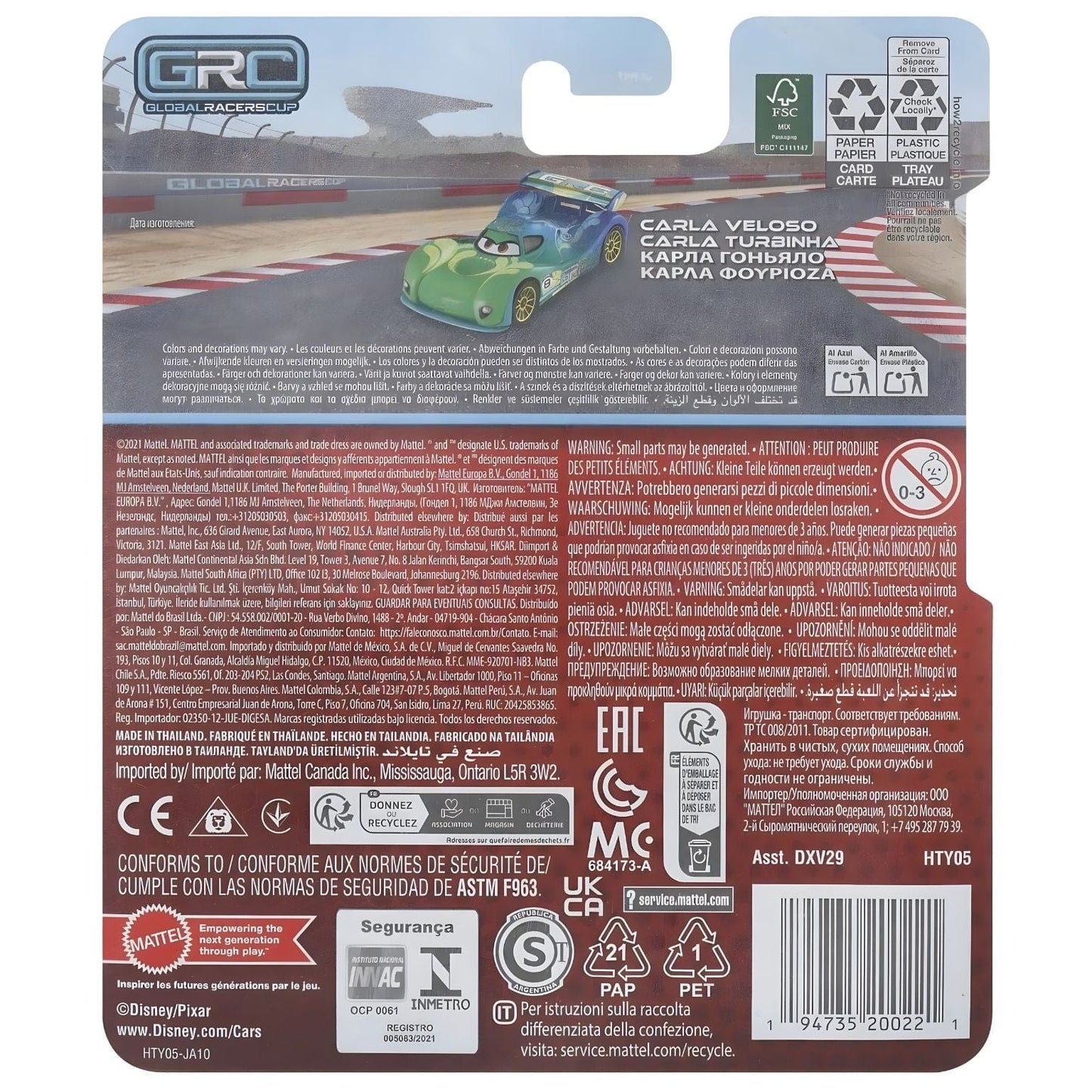 Apresentamos Cars Disney – Carla Veloso com o SKU 552002224 recomendado para + 3 anos