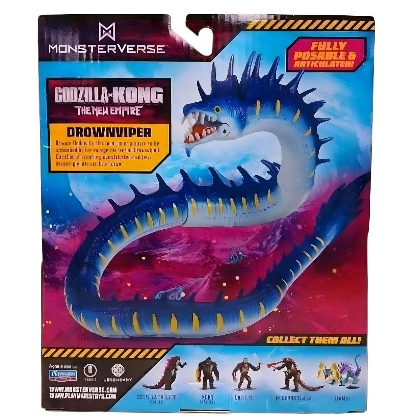 Apresentamos Godzilla x Kong - Figura Drownviper com o SKU 234002225 recomendado para + 4 anos