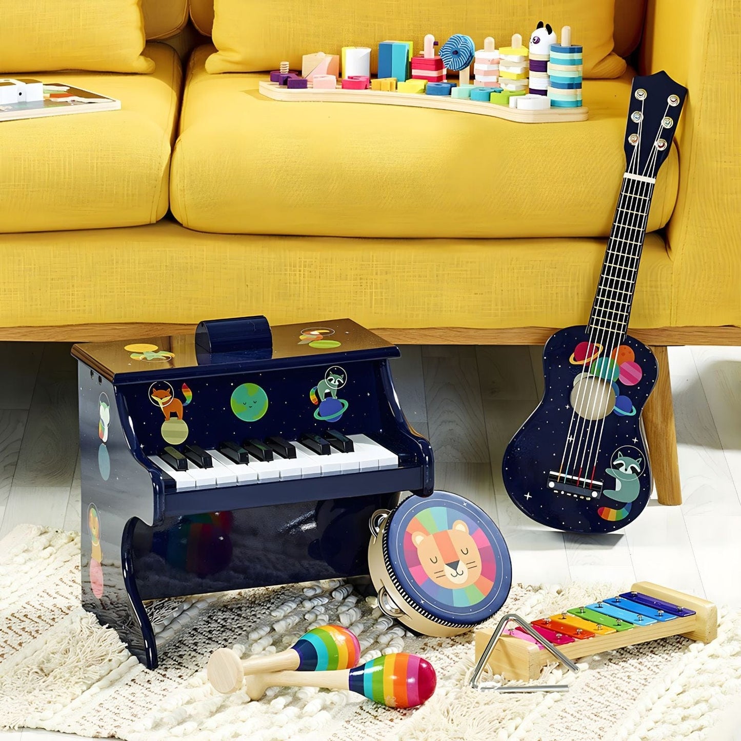 Apresentamos Guitarra de madeira Espace de Andy Westface com o SKU 26740625 recomendado para + 3 anos