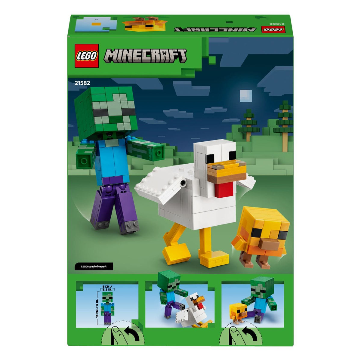 LEGO Minecraft Jóquei da Galinha 21582 – apresentação do set