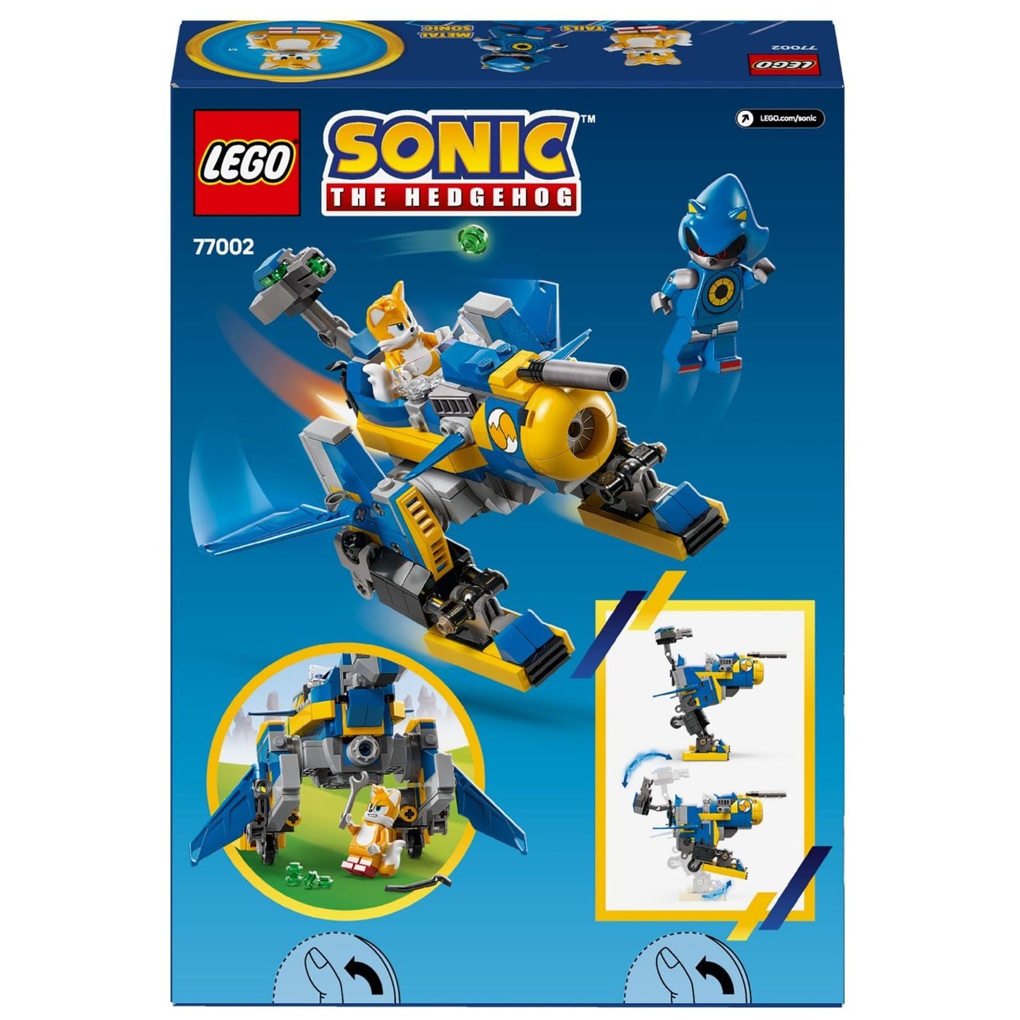 Apresentamos Lego Sonic Cyclone contra Metal Sonic com o SKU 667700225 recomendado para + 8 anos