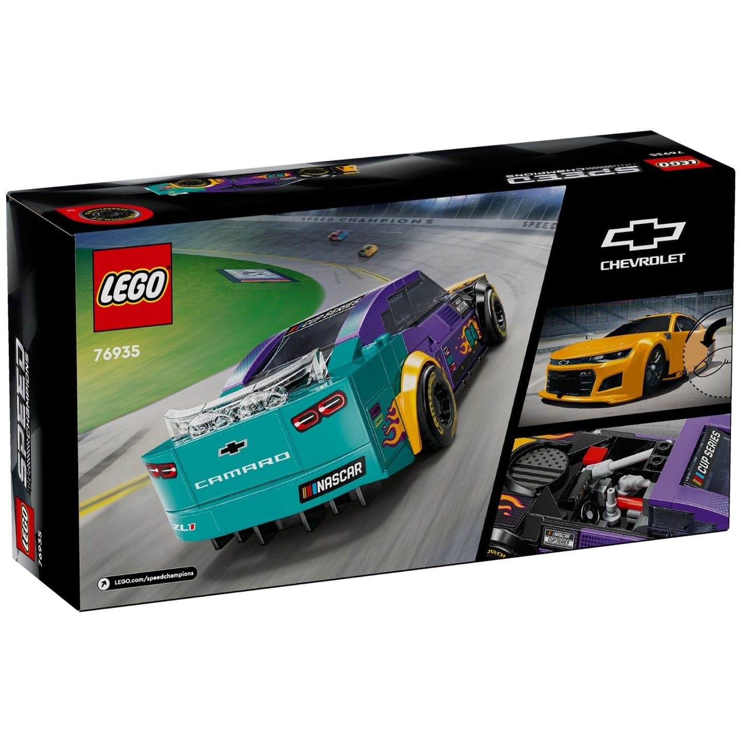 Apresentamos Lego Speed Champions - NASCAR® Next Gen Chevrolet Camaro ZL1 com o SKU 667693524 recomendado para + 9 anos
