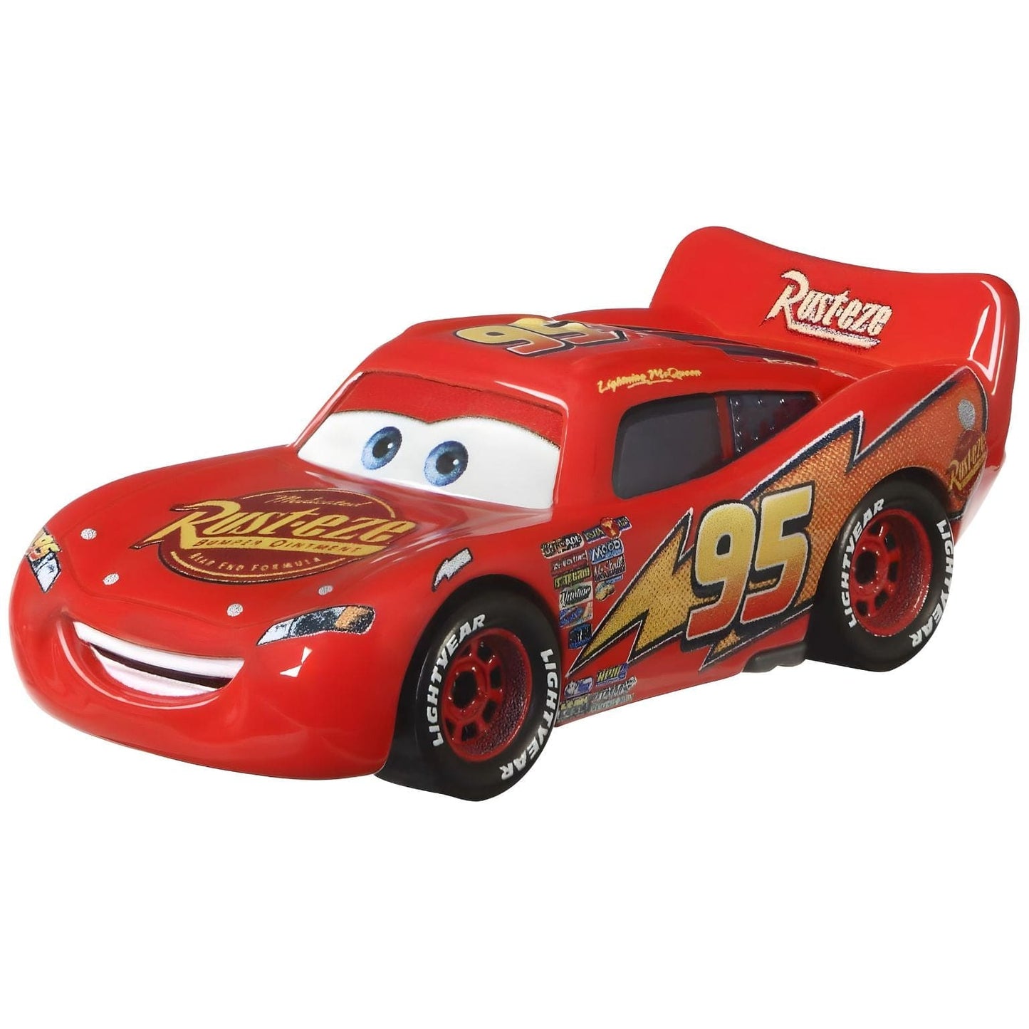 Apresentamos Cars Disney – Lightning McQueen com o Emblema da Rusteze com o SKU 558265925 recomendado para + 3 anos