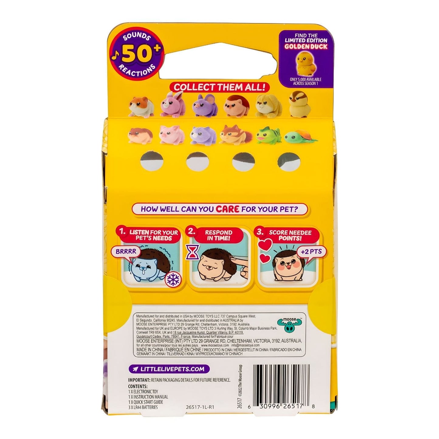 Apresentamos Little Live Pets Needees - Esquilo com o SKU 647714625 recomendado para + 5 anos
