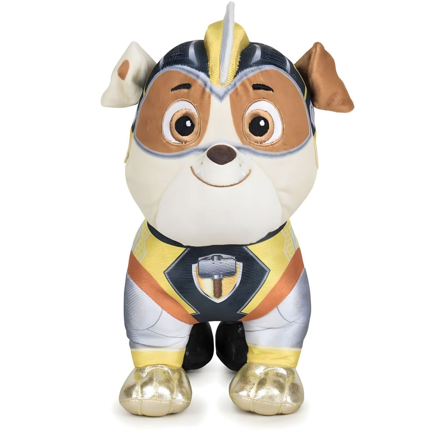 Apresentamos Peluche Patrulha Pata - Rubble 27cm com o SKU 771386525 recomendado para + 12 meses