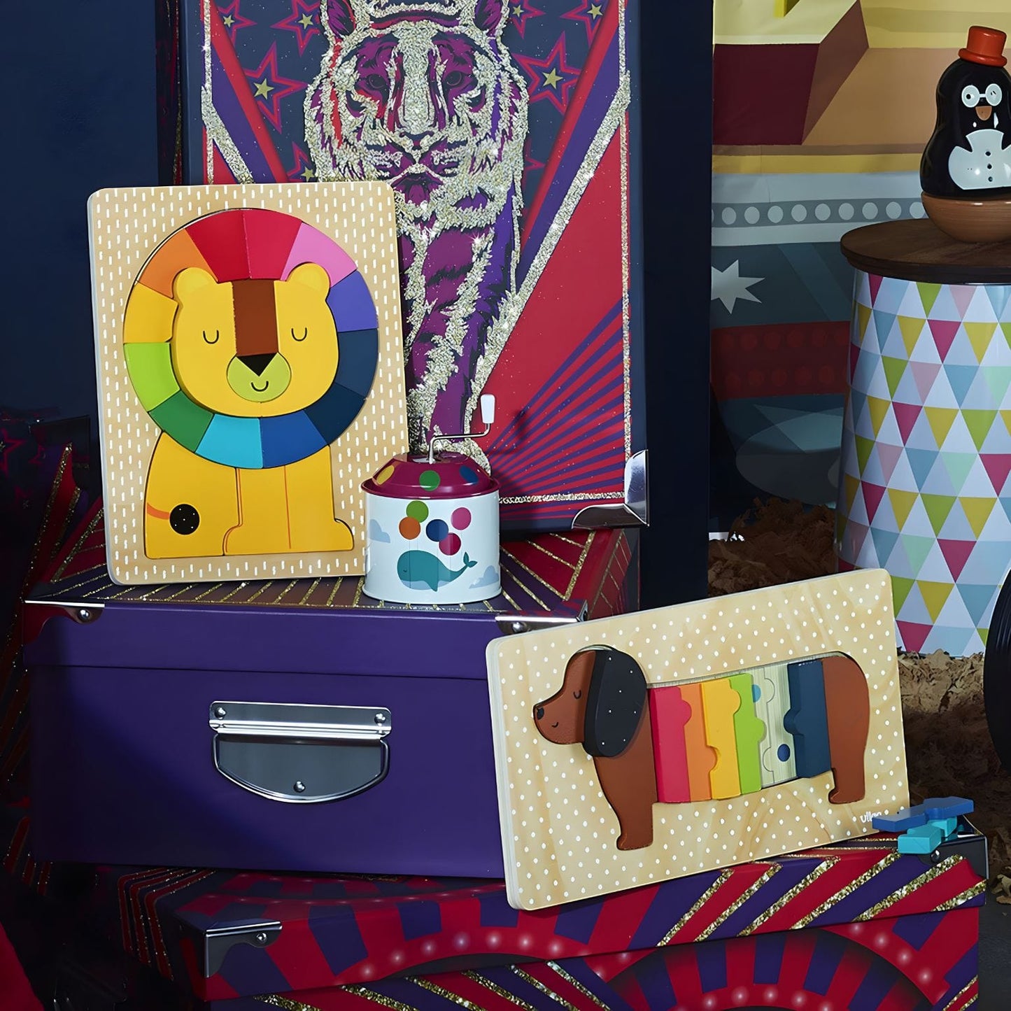 Apresentamos Puzzle de madeira - Cão com o SKU 26741224 recomendado para + 12 meses