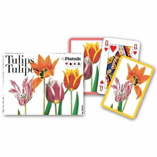 Apresentamos Baralho de Cartas Duplo Tulipas com o SKU 86238921 recomendado para + 3 anos