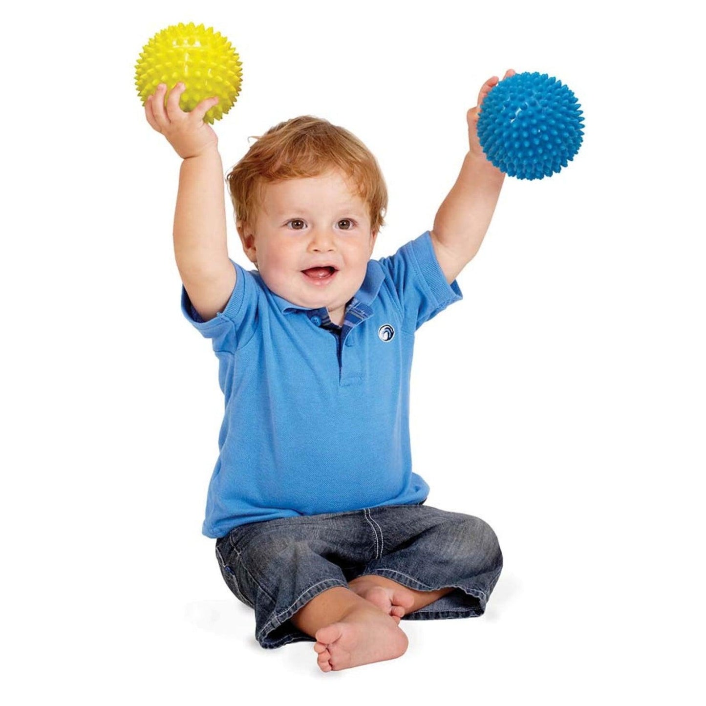 Apresentamos Bola Sensorial Azul com o SKU 588630224 recomendado para + 6 meses