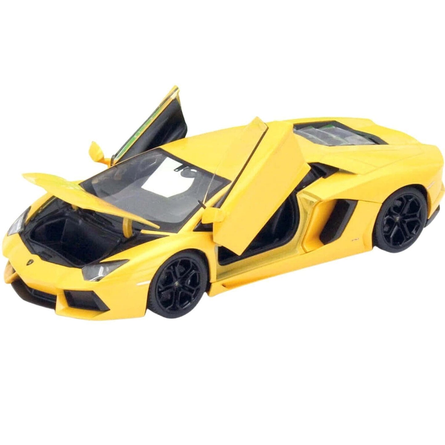 Apresentamos Lamborghini Aventador Coupé (amarelo) com o SKU 682403323 recomendado para + 8 anos