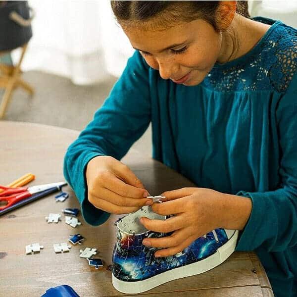 Apresentamos Puzzle 3D Sneaker Super Mario com o SKU 861126721 recomendado para + 8 anos