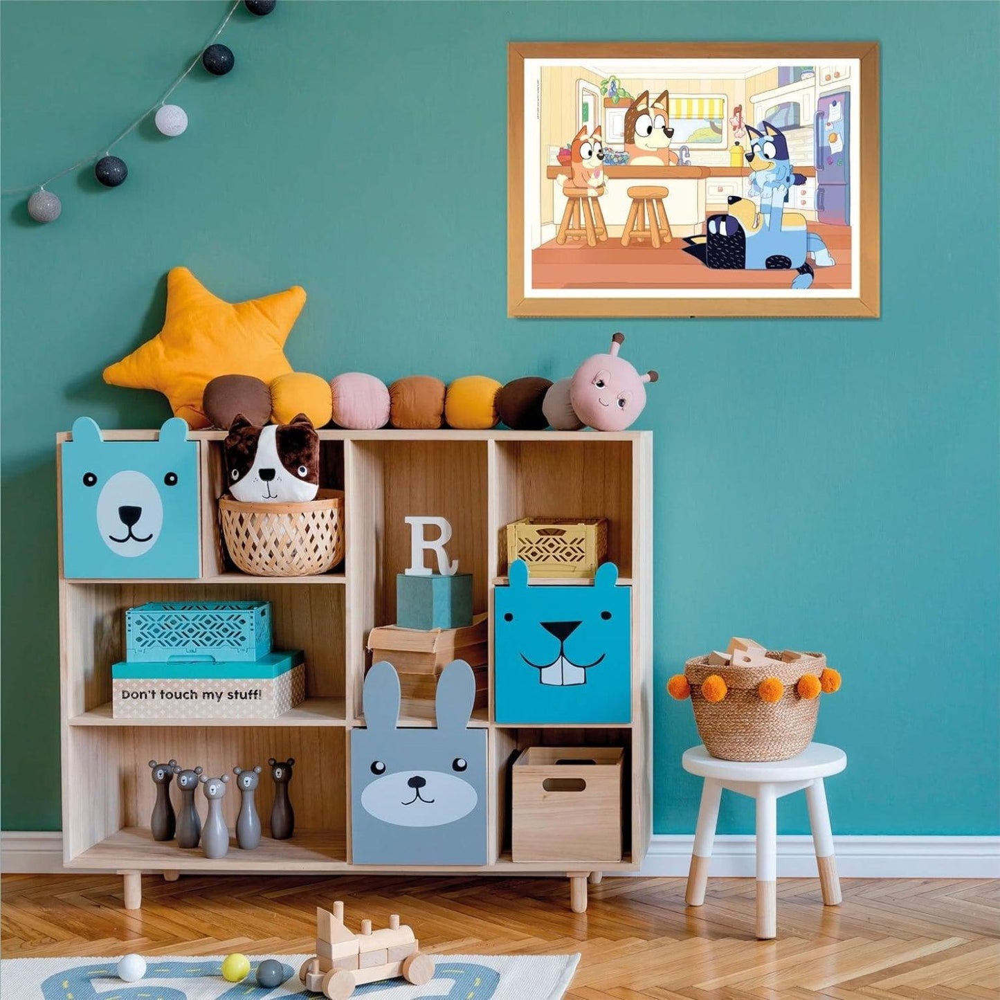 Apresentamos Puzzle Bluey e Família de 104 peças com o SKU 552716924 recomendado para + 6 anos