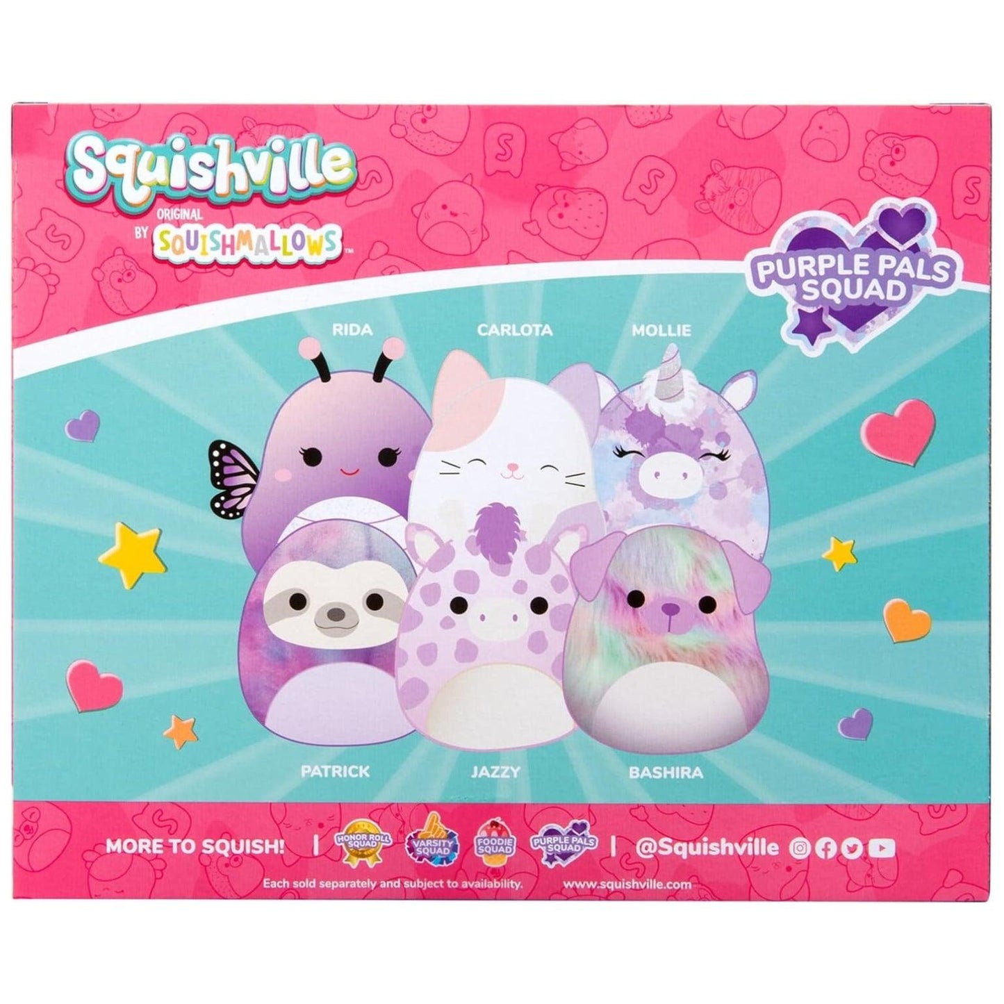Apresentamos Squishville Mini Squishmallows - Esquadrão Violeta com o SKU 23047524 recomendado para + 3 anos