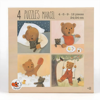 Introducing 4 Marcel Puzzles 24 cm with SKU 727006425, recommended for ages 2+