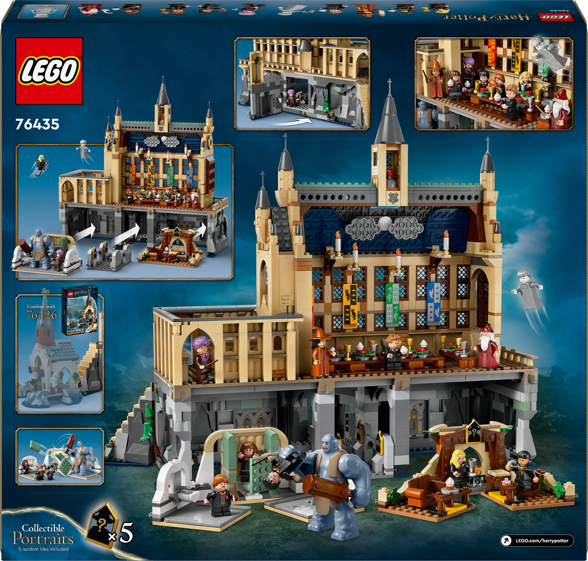 Lego Harry Potter 76435 O Castelo de Hogwarts: O Grande Salão