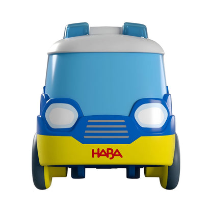 Blue Friction Police Bus with product visual detail