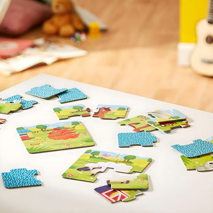 Lisciani's Farm Baby Puzzle with colorful farm animals and interlocking pieces for baby
