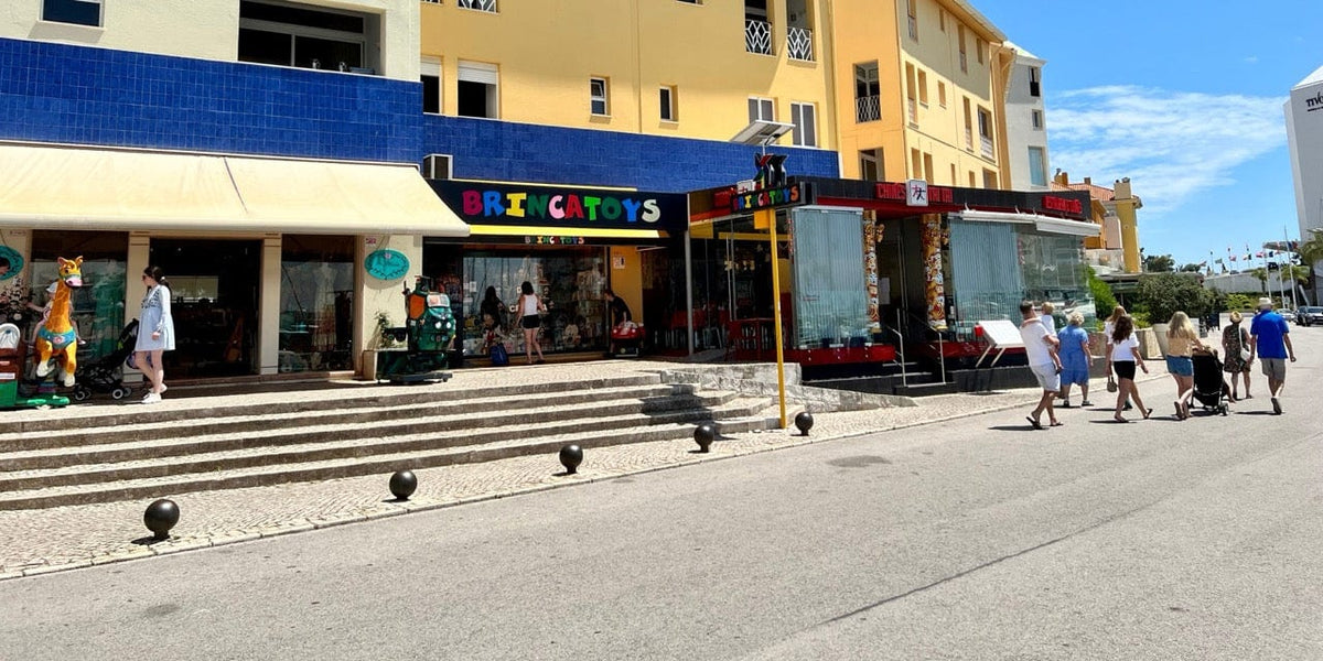 Brincatoys store front in Vilamoura Marina