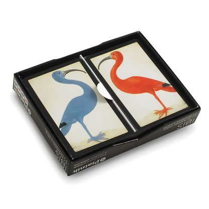Piatnik Ibis Double Deck of Cards with artistic bird illustration and colorful children's cards