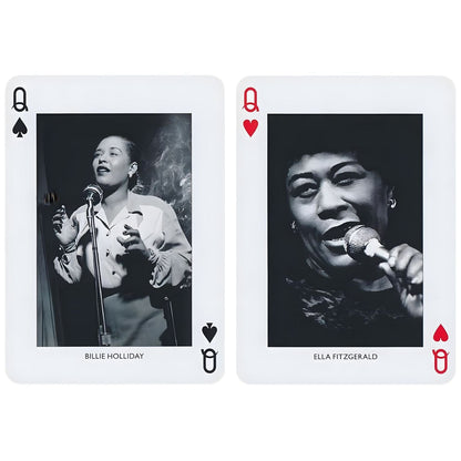 Piatnik Jazz Deck of Cards with jazz legends and vintage illustrations