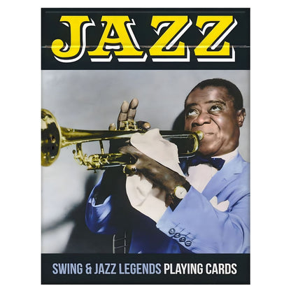 Piatnik Jazz Deck of Cards with jazz legends and vintage illustrations
