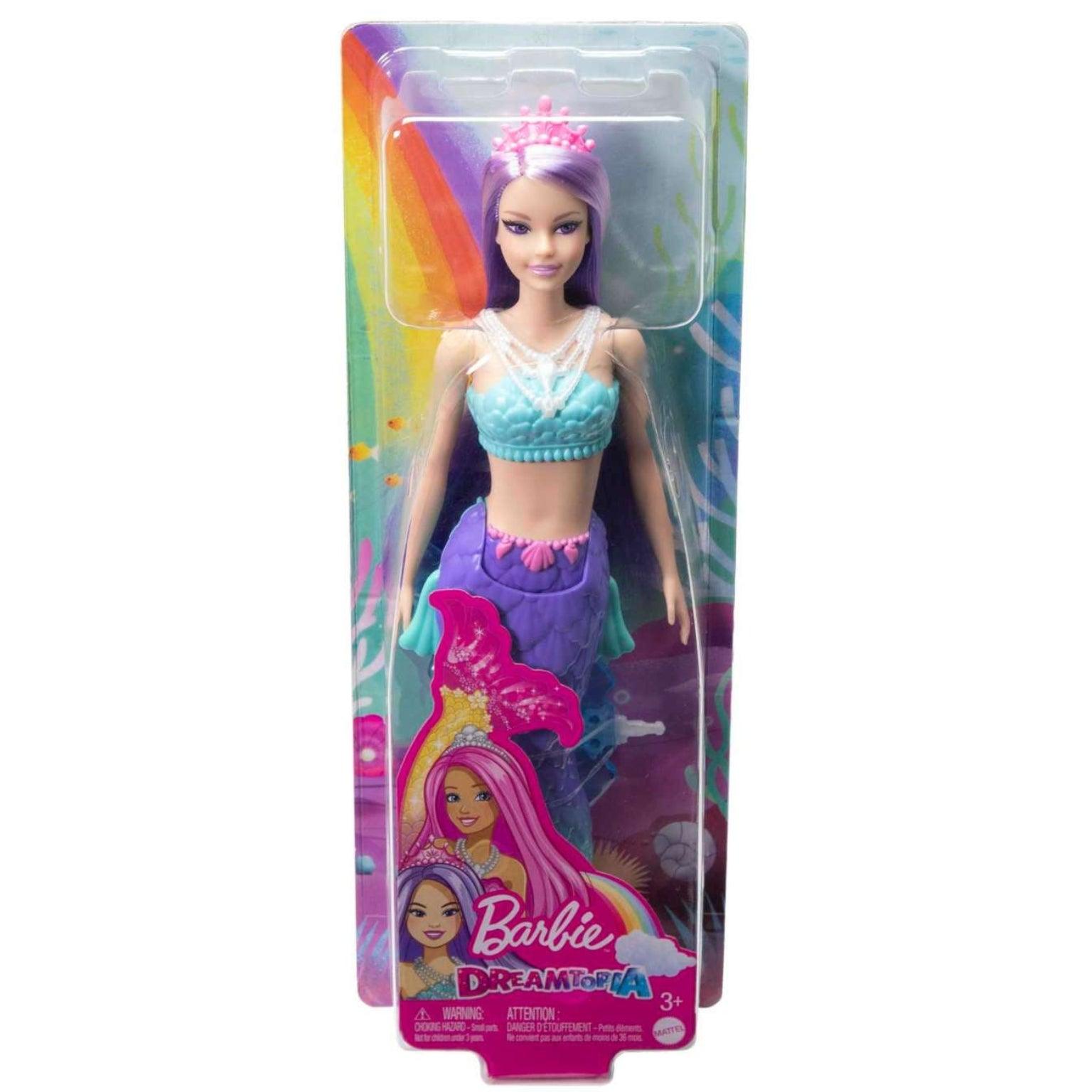 Barbie Sereia - Cabelo Roxo - Brincatoys