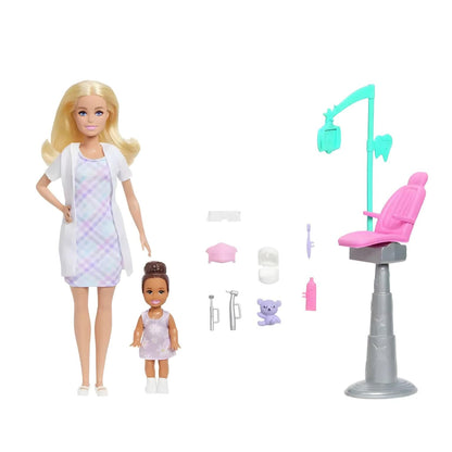 Barbie I Want to Be a Dentist with dentist chair and consultation accessories