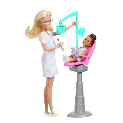 Barbie I Want to Be a Dentist with dentist chair and consultation accessories