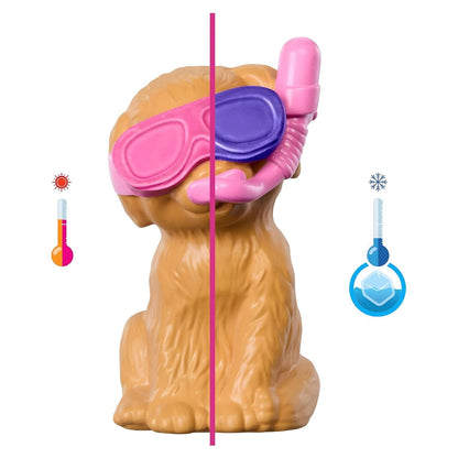 Barbie Pet Party at the Pool with Barbie doll, pool and puppies, summer party with accessories