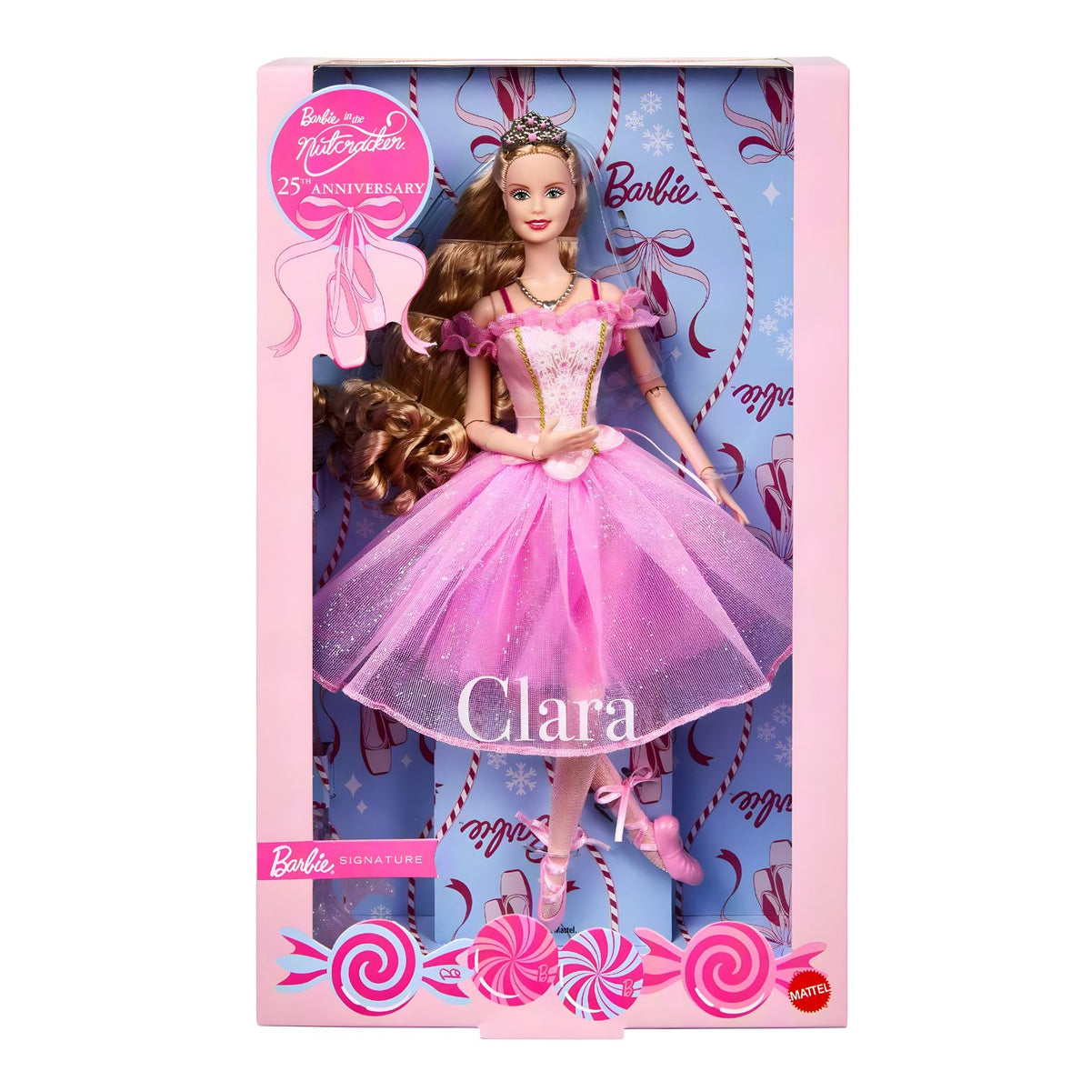 Barbie Signature Clara collector doll for the 25th anniversary of The Nutcracker, in a pink ballet dress