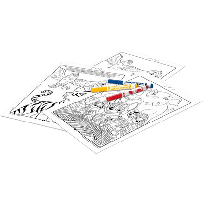 Paw Patrol Crayola activity block with coloring pages and creative games