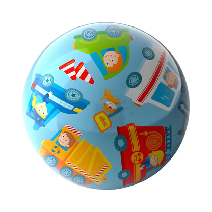 Vehicles rubber ball 22 cm main view