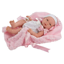 Boneca Maria com Manta Rosa ASI inspira ternura e imaginação. Um presente especial para crianças +3 anos, perfeito para brincar e cuidar.