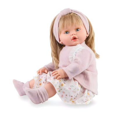 Leonor doll with soft body for caring play
