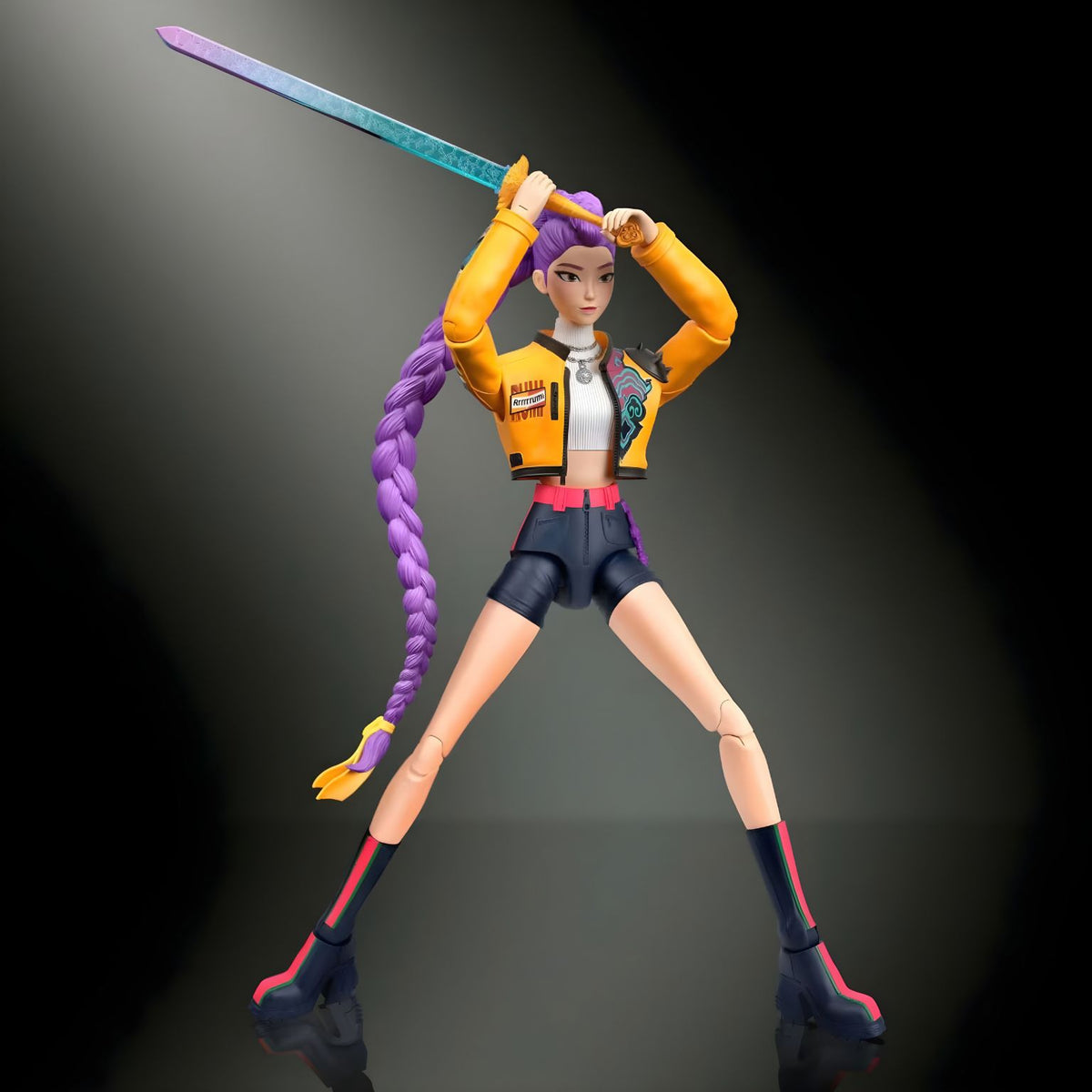 Figura de ação Rumi K-Pop Demon Hunters com acessórios