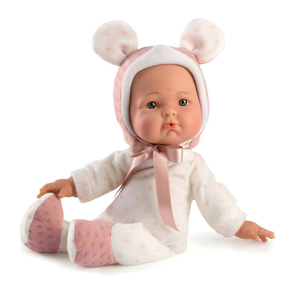 Mimi Pink Doll 36 cm with pink hat and sweet expression