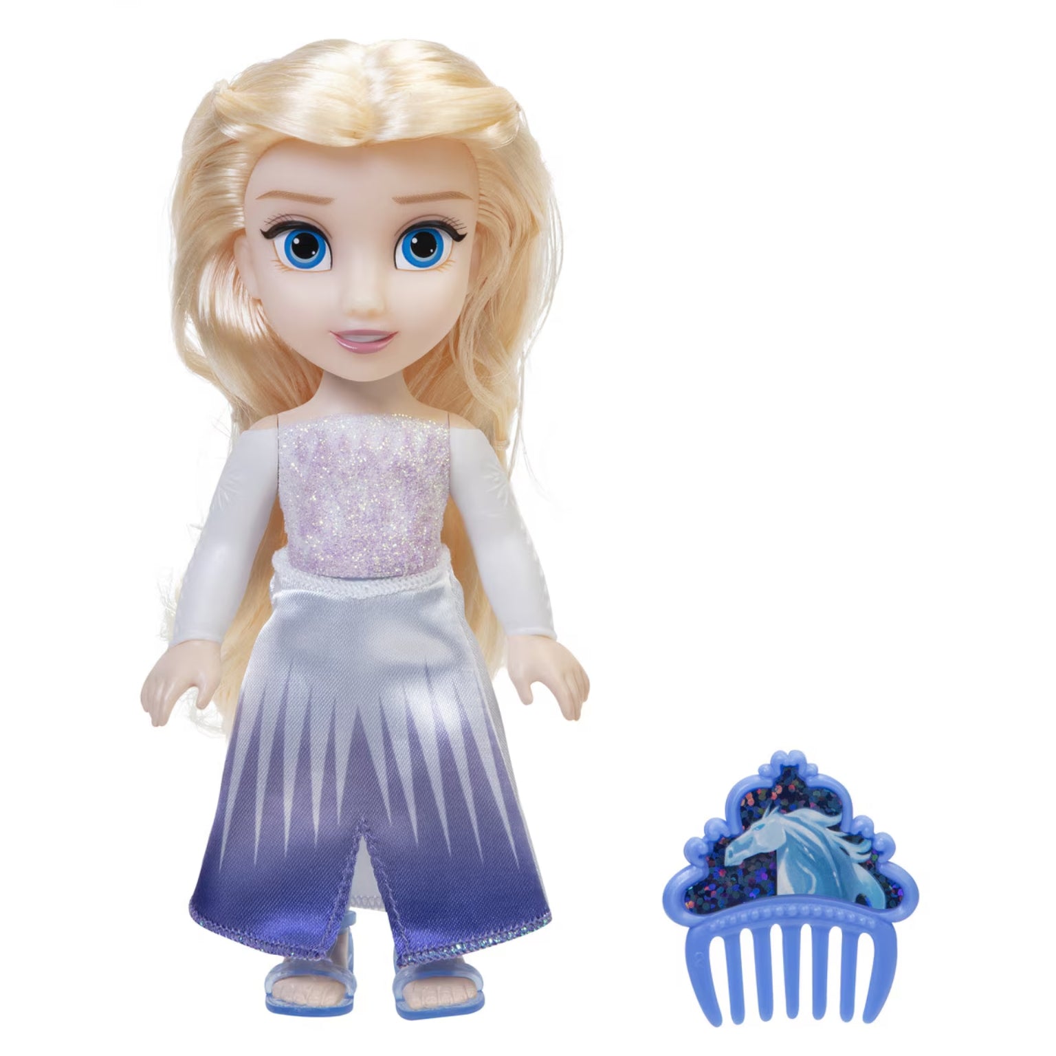 Boneca Princesa Disney – Elsa com vestido prateado