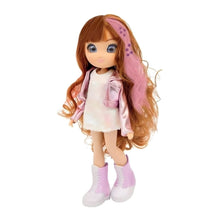 Boneca Unique Eyes Sophia Total Look com cabelo comprido