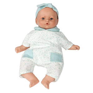 Boneca bebé verde estrelita