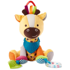 Brinquedo para bebé peluche de actividades Girafa