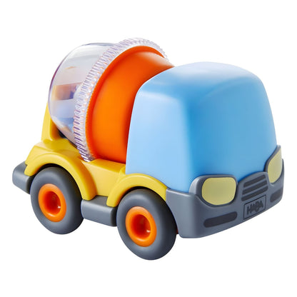 Yellow Friction Cement Mixer Truck in product photo