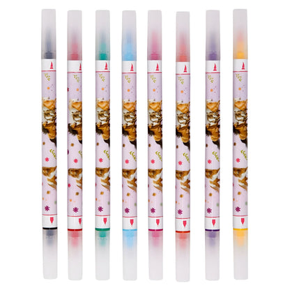 Spiegelburg Horses dual-tip felt pens with various colors and horse illustrations