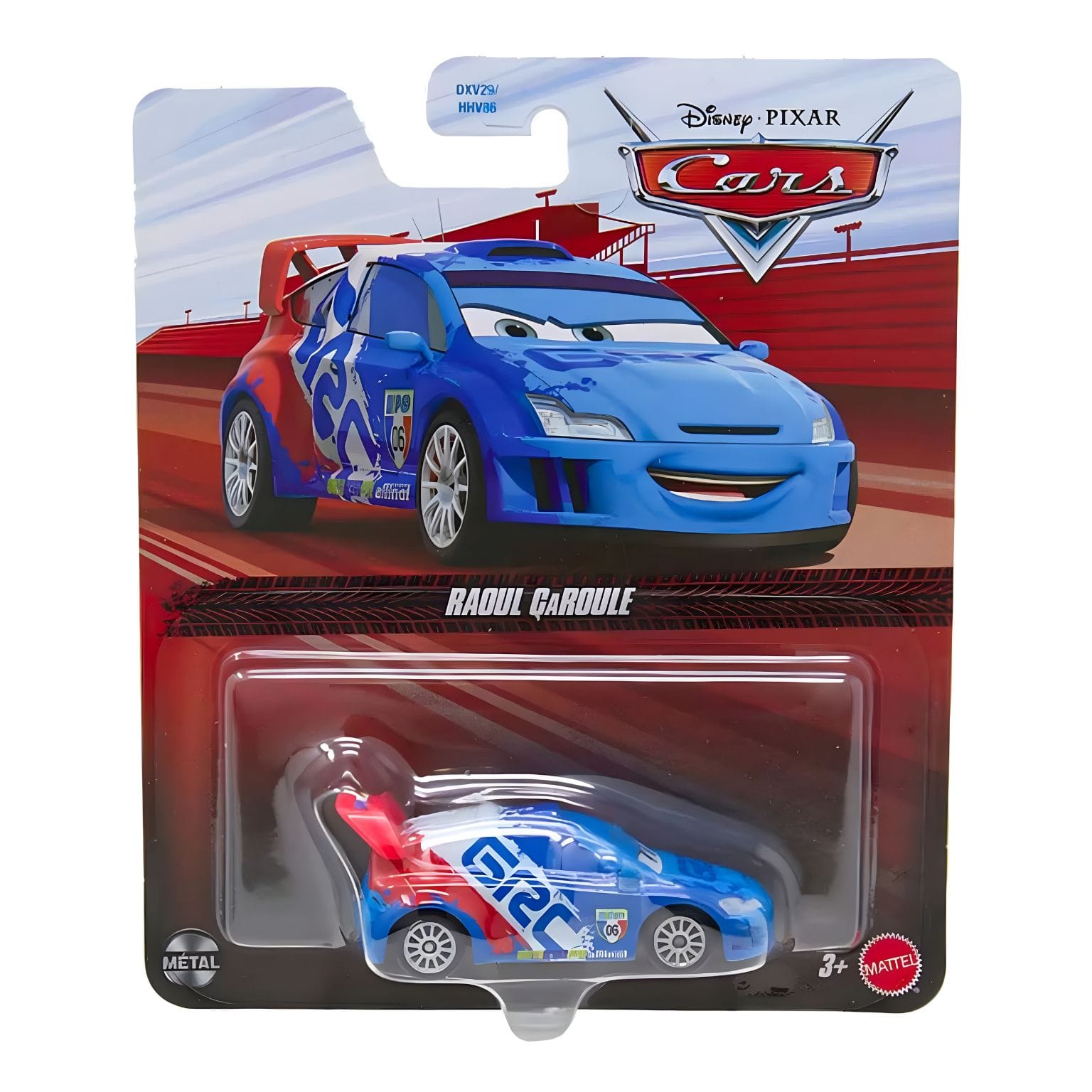Cars Disney Raoul ÇaRoule em embalagem vista frontal