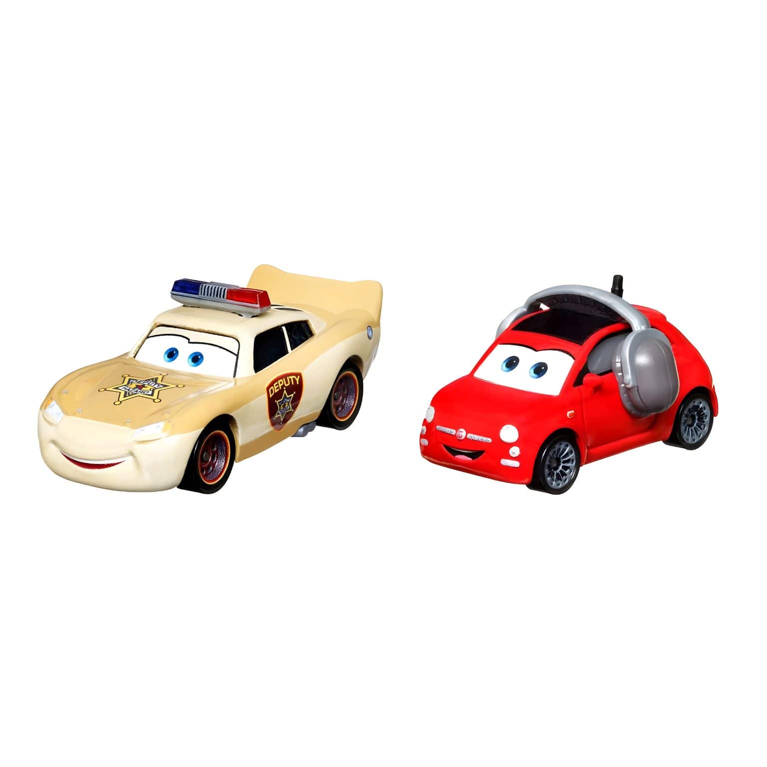 Conjunto Disney Cars com Lightning McQueen e personagens de corrida