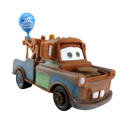 Cars Disney Mater with blue balloon from Disney Pixar Cars Mattel toy