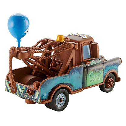 Cars Disney Mater with blue balloon from Disney Pixar Cars Mattel toy