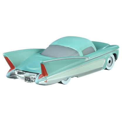 Cars Disney Pixar Flo by Mattel in aquamarine tone inspired by the Cars universe