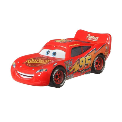 Mattel Disney Pixar Cars set with two cars, Maddy McGear and Lightning McQueen